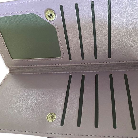 🆕 2/$10☀️ Samsung Galaxy 6.2 Purple Wallet Phone Case - Picture 11 of 11